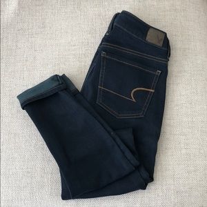 American Eagle Jegging jeans (dark blue wash)